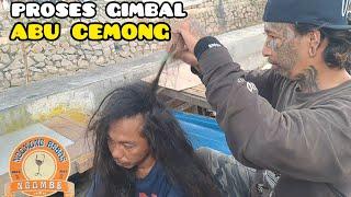 ABU CEMONG GIMBAL RAMBUT,ADA KAOS NGOMBE NIH WARGA..⁉️