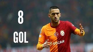 Hakim Ziyech - Galatasaray Golleri - 8 Gol