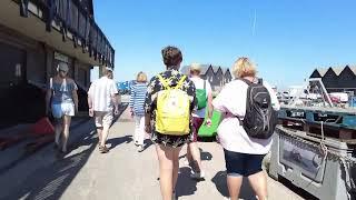 Whitstable harbour walk round.