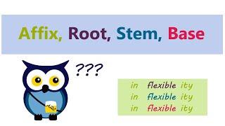 Affix, Root, Stem, Base