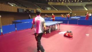 Adam Bobrow and Ma Long messing around (surprise ending)