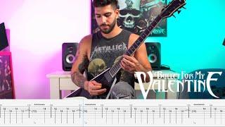 Bullet For My Valentine - "Waking The Demon" - Guitar Cover with On Screen Tabs(#23)