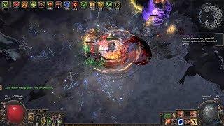 Path Of Exile Ghosted Uber elder (Hard Mode) Vs Cyclone Juggernaut