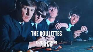 Adam Faith and The Roulettes 1988 reunion (John 'Mod' Rogan, Russ Ballard, Pete Thorpe & Bob Henrit)