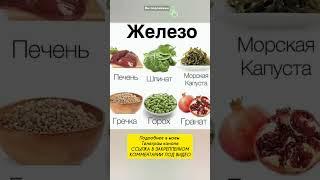 ПРОДУКТЫ БОГАТЫЕ ЖЕЛЕЗОМ