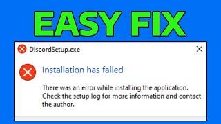 How To Fix Discord Download Error in Windows (Installation Has Failed)