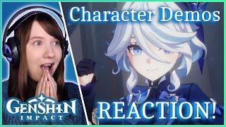 NEW GENSHIN PLAYER REACTS - Genshin Impact Character Demo Reaction | Part 4