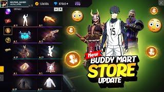 FREE FIRE BUDDY MART STORE UPDATE  | SPECIAL GOLD ROYAL|