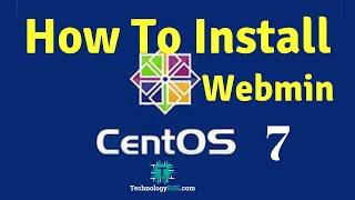 How To Install Webmin on Centos 7 Server