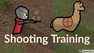 Rimworld Testing : Shooting training and Capturing Enemies  : Tutorial Nugget