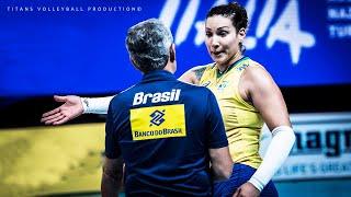 Powerful Volleyball Spikes by Legendary Caixeta Tandara | VNL 2021