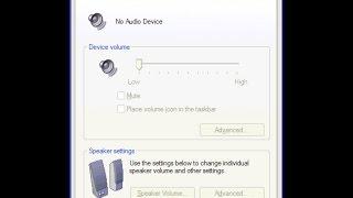 how to Fix No Audio Device found in Windows® XP