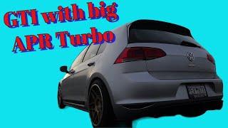 How does the GTI MK7 drive with the big APR Turbo and all the other different mods?