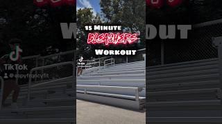 FRQNCYFIT: 15 Minute Bleachers Workout 