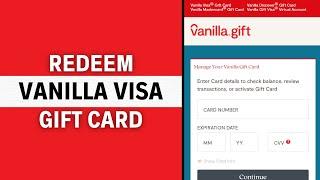 How to Activate or Register Vanilla Visa Gift Card