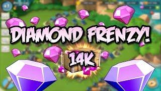 Boom Beach - 14K Diamonds Spending Spree - Level 60! - 24-Hour Stream Highlight!