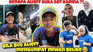 Kenapa Alieff Suka Sgt Karina ?! Bila Bos Sendiri Jadi Netizen Mengumpat Miwan Belike..