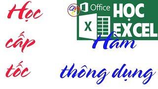 Học Excel cấp tốc từ cơ bản đến nâng cao | Giải bài tập Excel