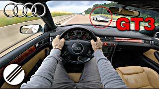 Audi A6 Avant 2.7 T quattro *Broken Engine* Top Speed Drive on German Autobahn