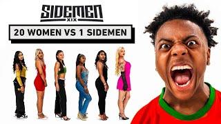 20 Women vs 1 Sidemen || Speed Edition