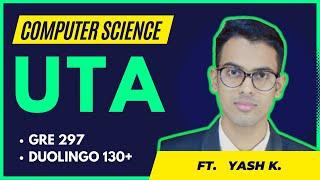 UTA MS CS | University of Texas Arlington | ft Yash X Nitinkumar Gove | MS IN USA