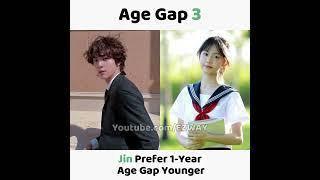 BTS Members Favorite Younger Girl Age Gap They Prefer To Marry! 