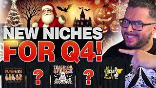 5 Hot T-Shirt Seasonal Niches Set to Skyrocket in Q4 2024 | Print on Demand Secrets