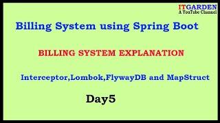 Billing System using Spring Boot MapStruct,Lombok,Flywaydb and Interceptor - day5