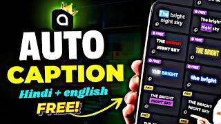  Best FREE Ai Caption & Subtitle Generator APP  || Auto Caption App