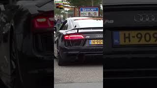 Audi R8 V10 Plus Crazy Launch Control! 