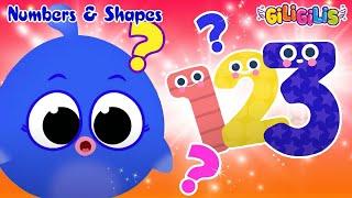 Learn Numbers, Shapes, Counting and Colors with Giligilis | Learning Videos for Toddlers in English