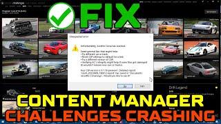 FIX Content Manager Challenges Crashing the Game | Assetto Corsa Steam Achievements Not Working?