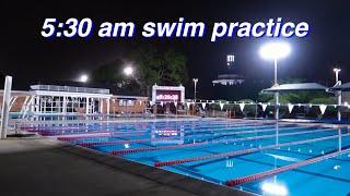 Come with me to 5:30AM swim practice!