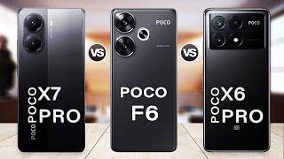 Poco X7 Pro Vs Poco X6 Pro Vs Poco F6 | Poco X7 Pro Specs Review