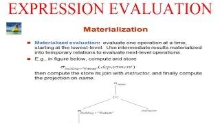 MATERIALIZED EVALUATION APPROACH FOR EXPRESSION EVALUATION