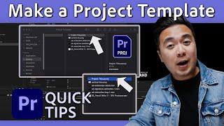 How to Make a Project Template in Premiere Pro | Quick Tips with Sidney Diongzon | Adobe Video