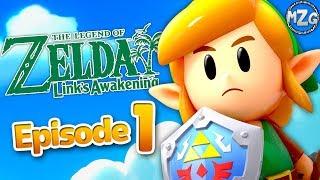 The Legend of Zelda: Link's Awakening Gameplay Walkthrough Part 1 - Koholint Island! Tail Cave!