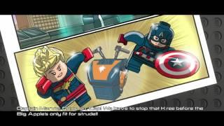 Lego Marvel's Avengers. DLC. New level gameplay: Classic Captain Marvel