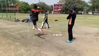 Part 1 of India’s bowling sensation Umran Malik sweat it out at nets in Jammu’s scorching heat