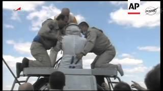 Soyuz spacecraft lands safely in Kazakhstan