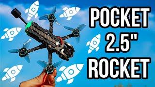 Crazy Pocket Rocket  FPV Drone!! Sub250g Oasisfly 2.5" Review