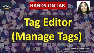 AWS Hands-on-lab - Tag Editor(Manage Tags)