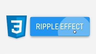 Ripple Button effect - HTML5