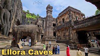 Ellora Caves Tour | Kailasa Temple Ellora | Ellora Caves History | Ajanta Ellora Caves Maharashtra