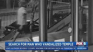 Search For Man Who Vandalized L.A. Temple