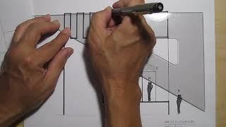 Arch121 Line Weight 07 elevation example