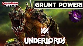  Let`s play Dota Underlords Top Meta Build Grunt!