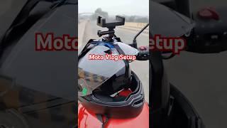 Moto Vlogging Test Moto Vlog Setup Mobile Holder for bike helmet #mobileholder #goproholder