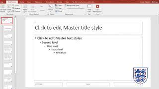 Microsoft PowerPoint - Deleting Images Using the Slide Master