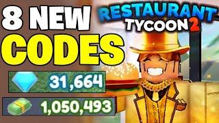 LATEST️ RESTAURANT TYCOON 2 CODES - ROBLOX RESTAURANT TYCOON 2 - RESTAURANT TYCOON 2 CODE